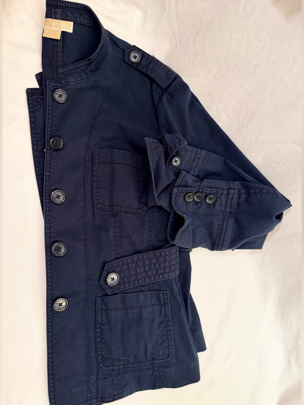 Michael Kors navy lightweight jacket for summer. Size L